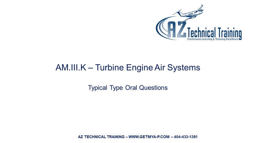 K - Turbine Engine Air Systems